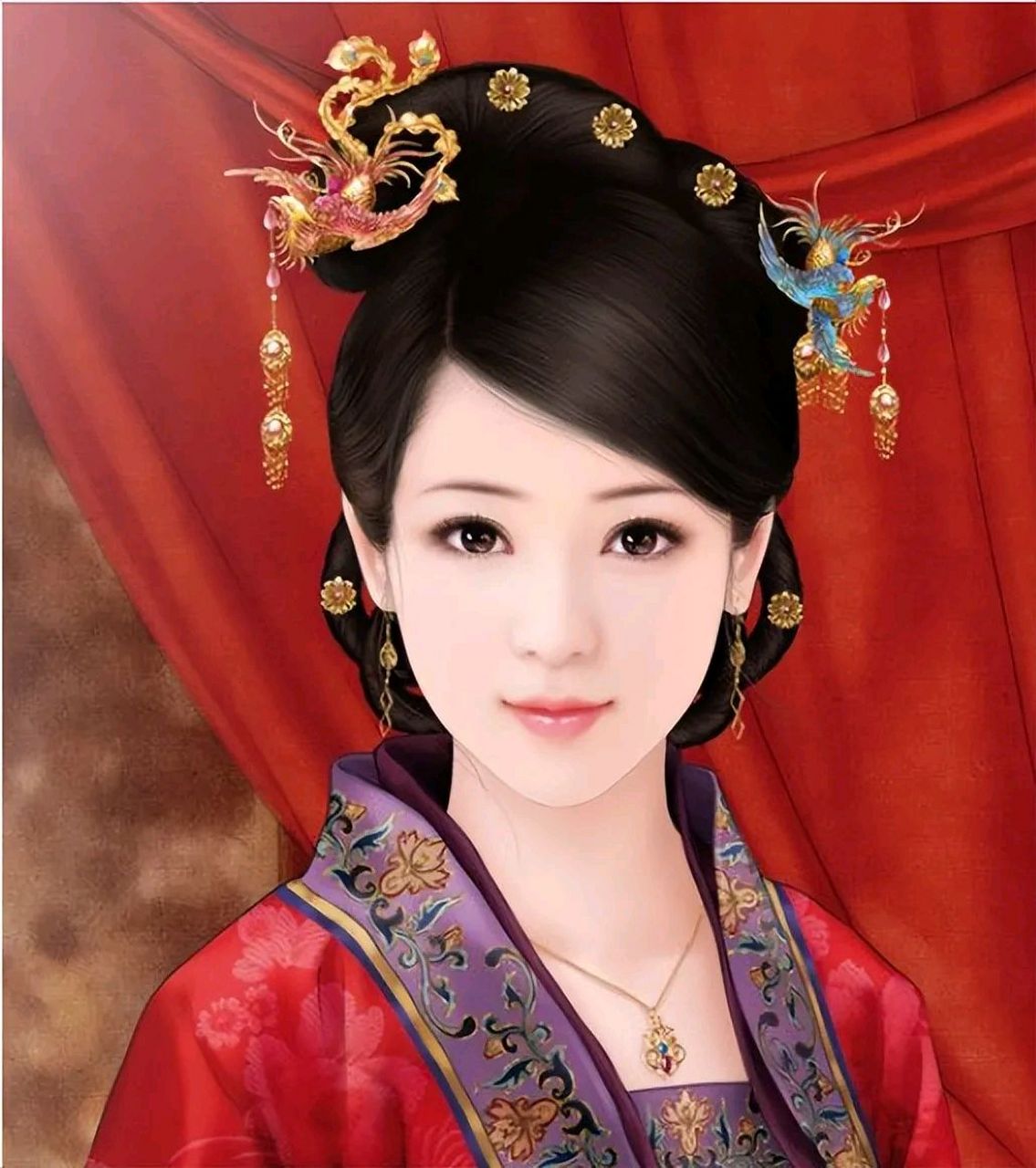 古代,有个漂亮的小丫环,跟着小姐一起嫁到了新郎家.