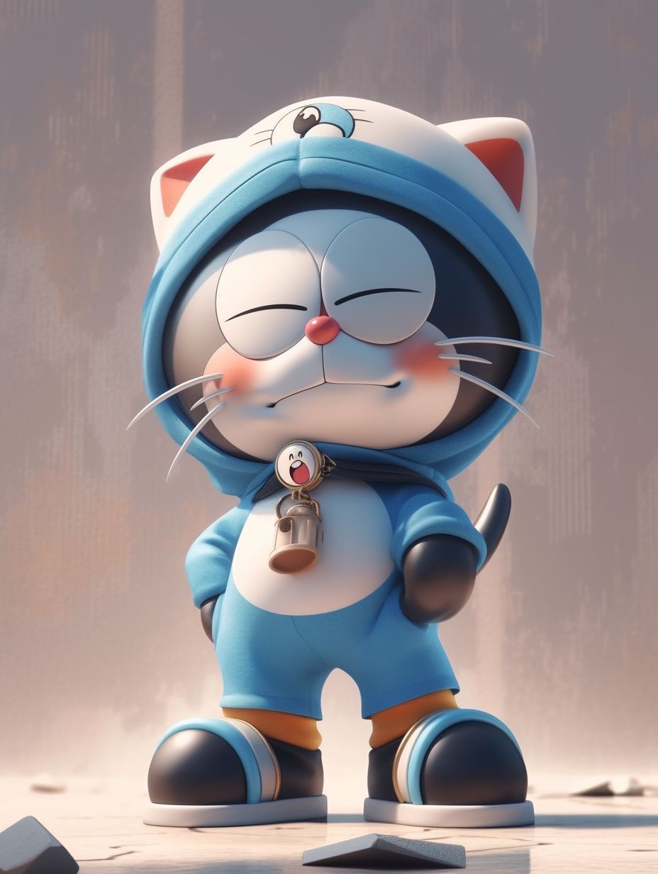 机器猫酷酷头像壁纸背景图表情包