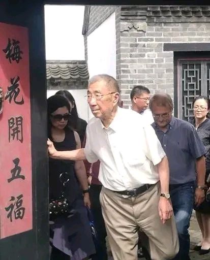 丁肇中回到日照老家