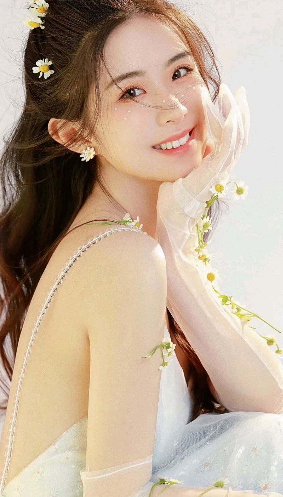 阳光美少女,满满的青春气息