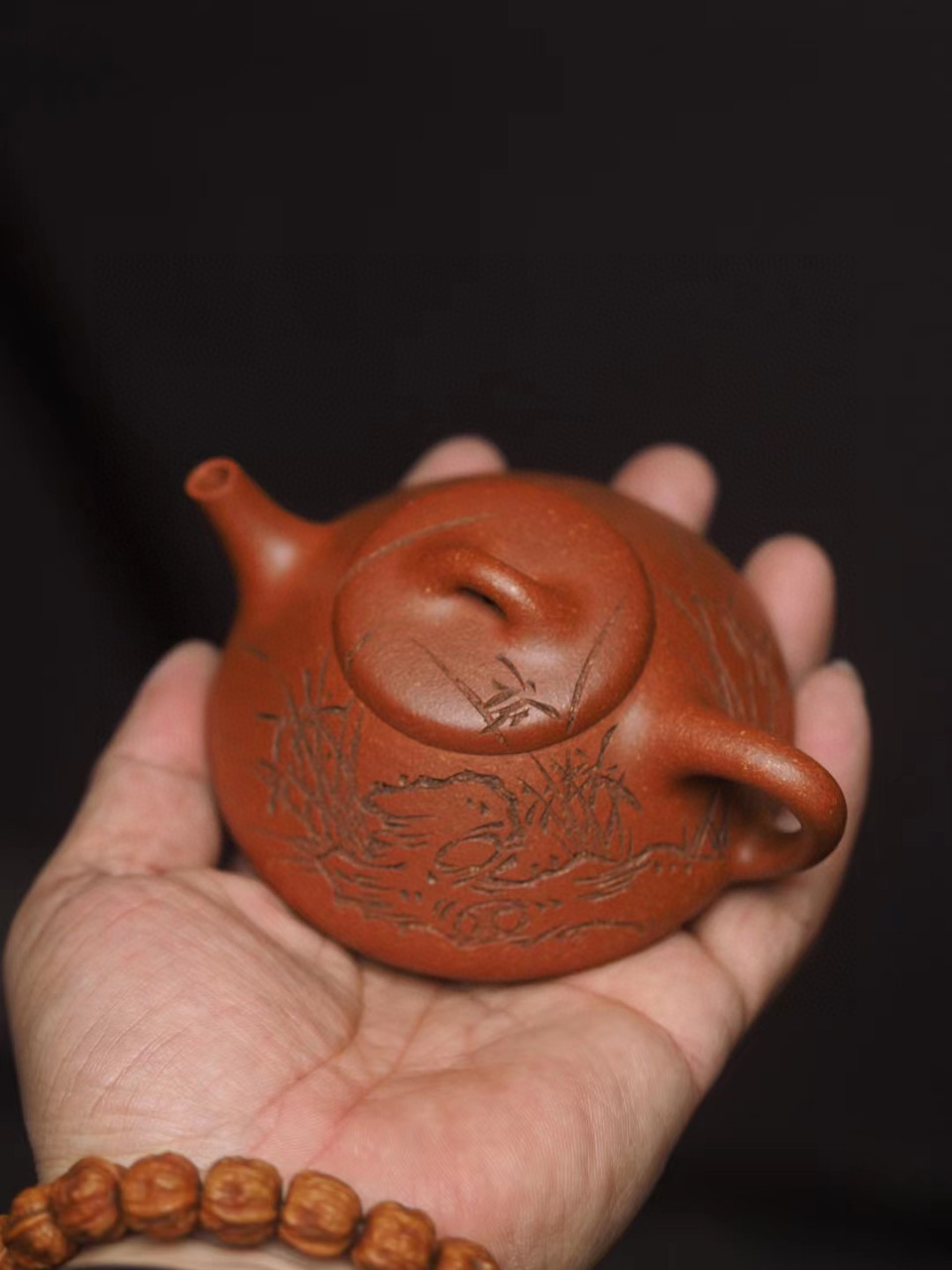 彭年石瓢|优质降坡泥|160cc|全手  整器较传统石瓢更扁,腹部更加开阔