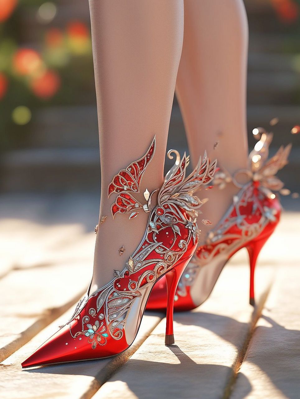 服饰穿搭| 梦幻高跟鞋 中国风 刺绣传统色彩 中国文化:从中国传统服饰