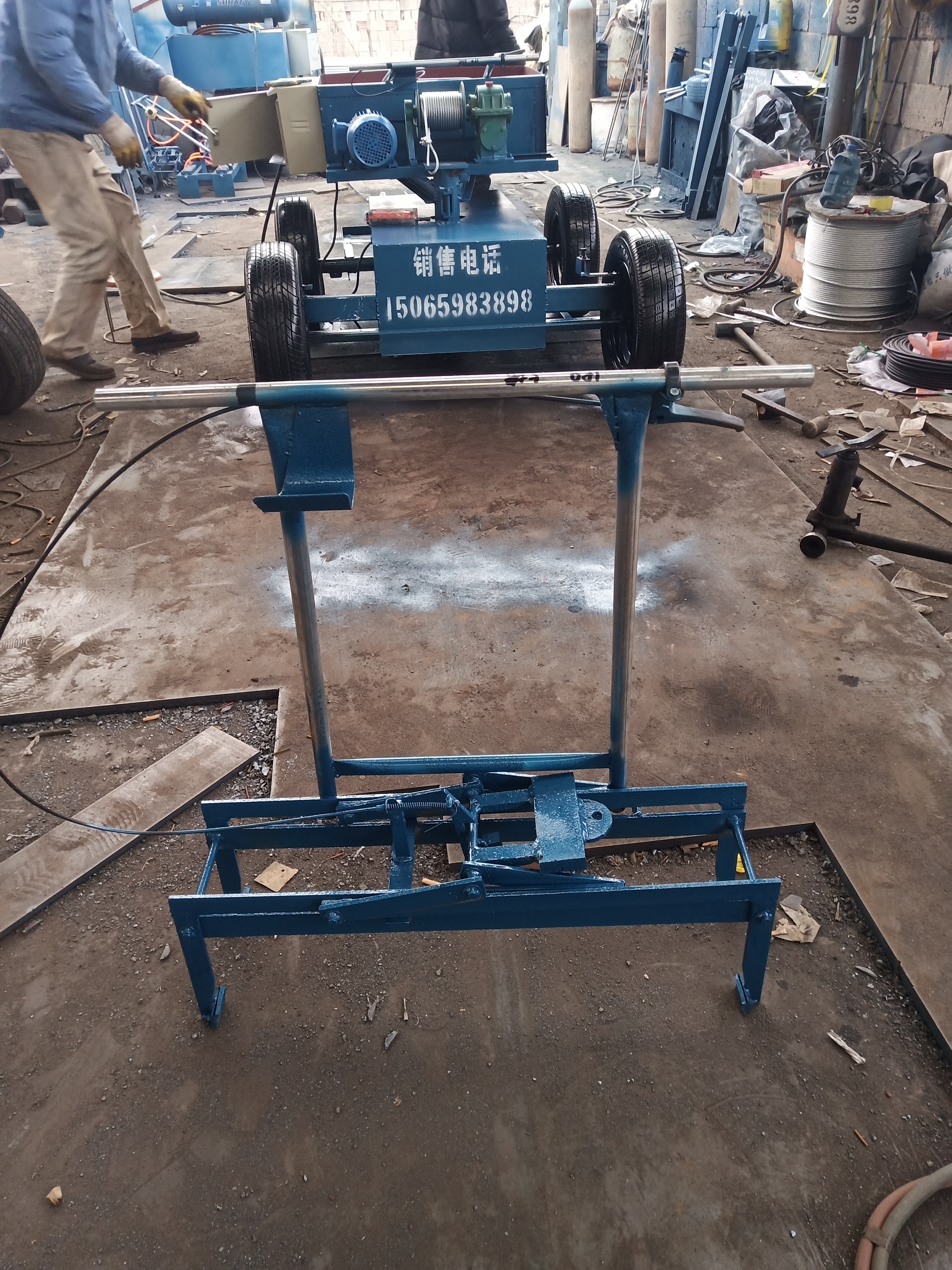 圆孔空心砖码垛机