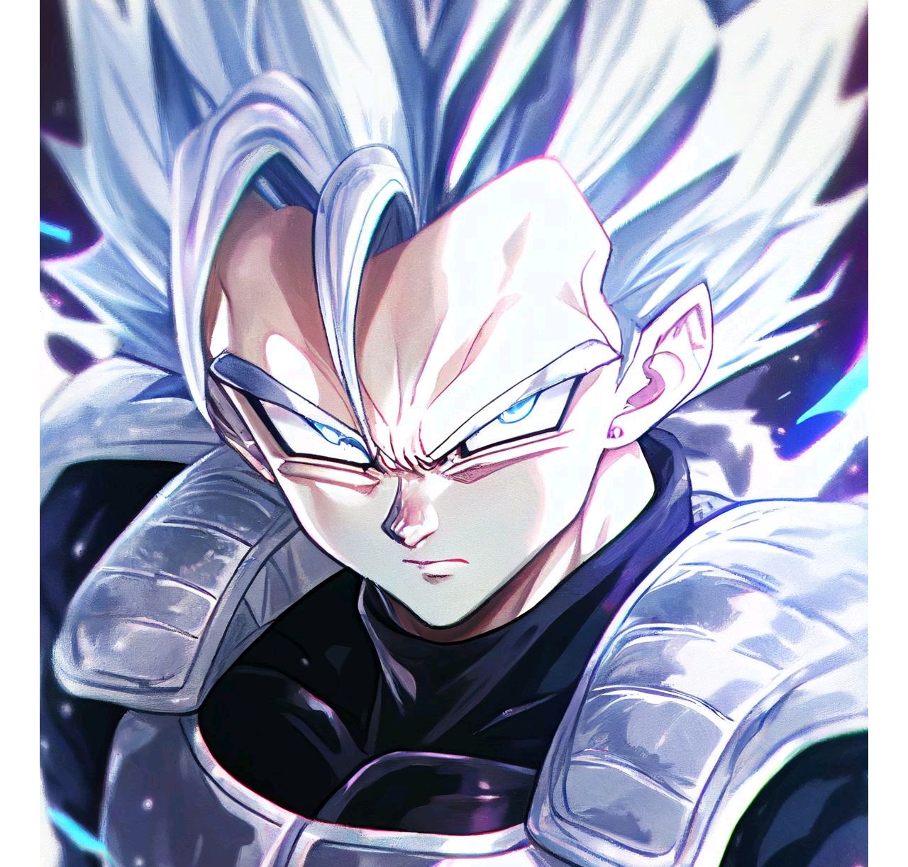 贝吉塔为救悟空,自己身亡,悟空暴怒白神状态开启!