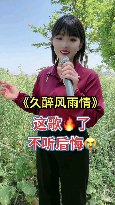 一首情歌久醉风雨情甜美醉人情意绵绵超级好听