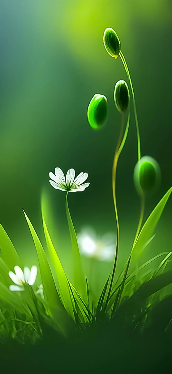 小清新绿色护眼壁纸分享