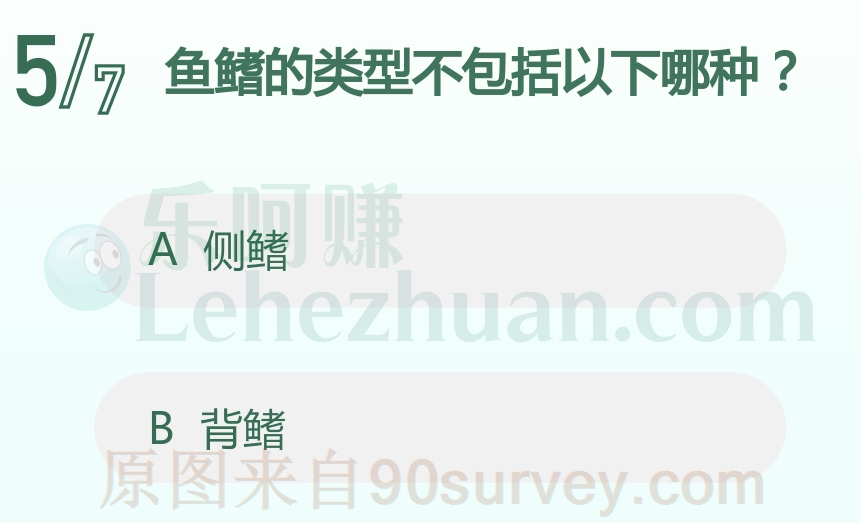 鱼鳍没有侧鳍这一说