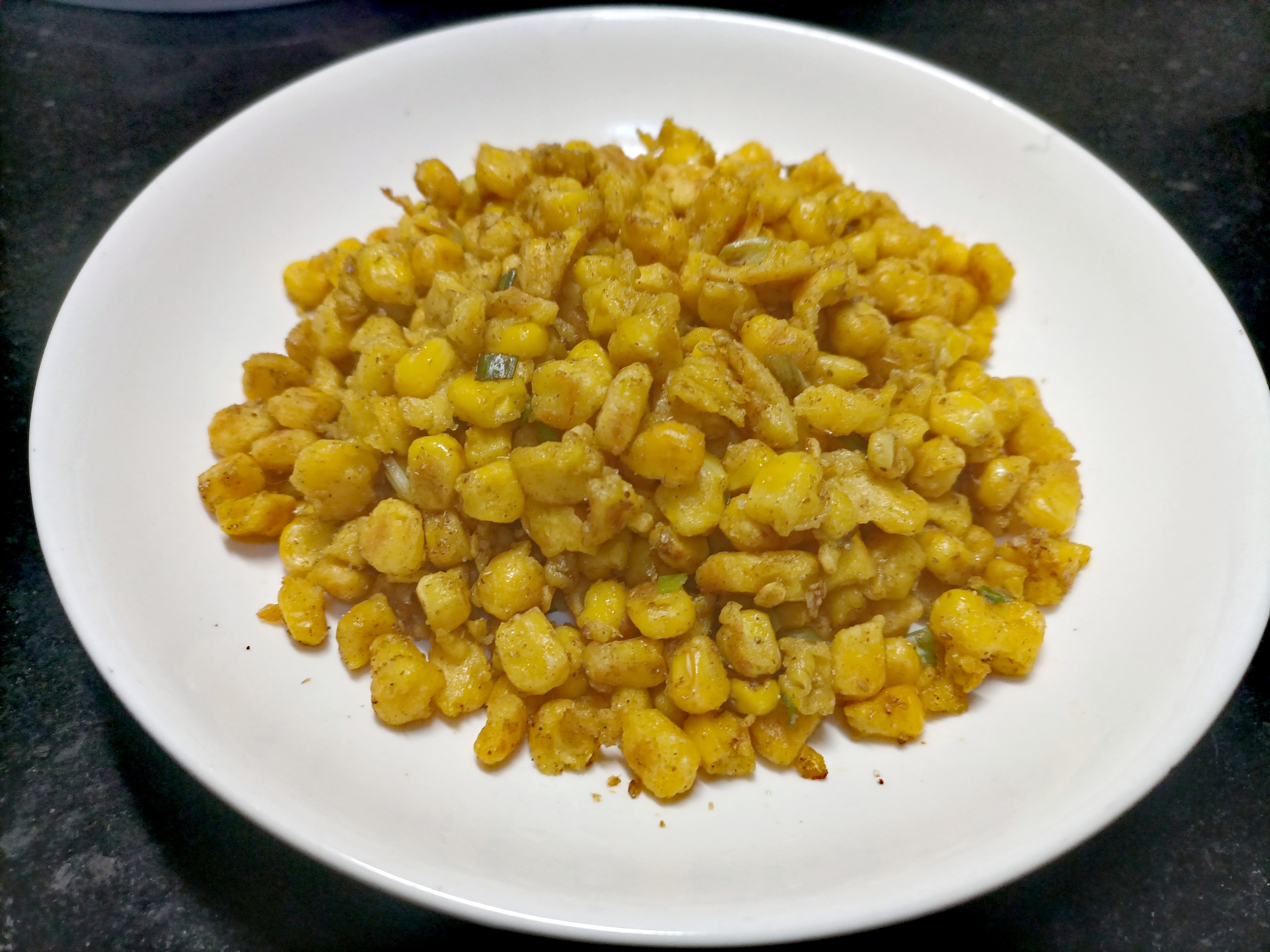 孩子抢着吃的椒盐玉米粒