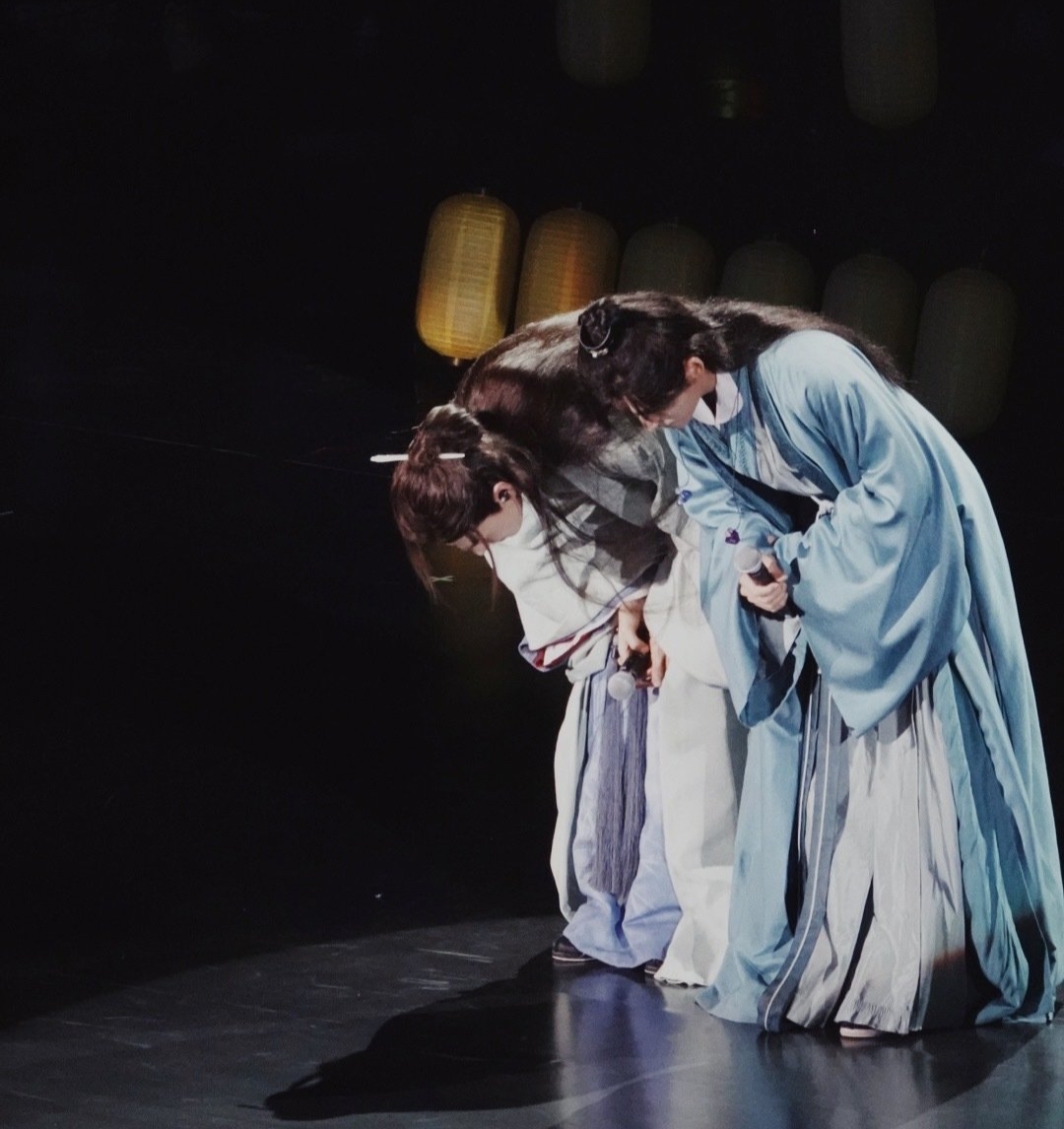 山河令演唱会龚俊张哲瀚双人图:这个春天最美好的回忆