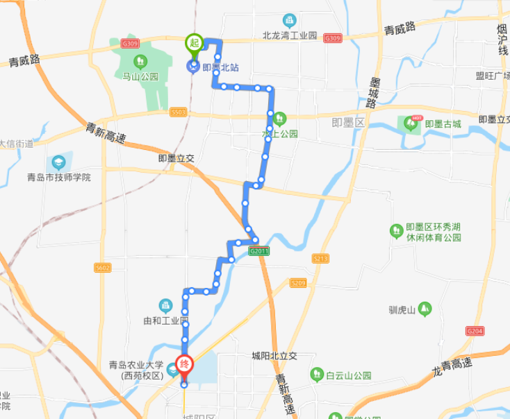 734路公交车路线路线图图片