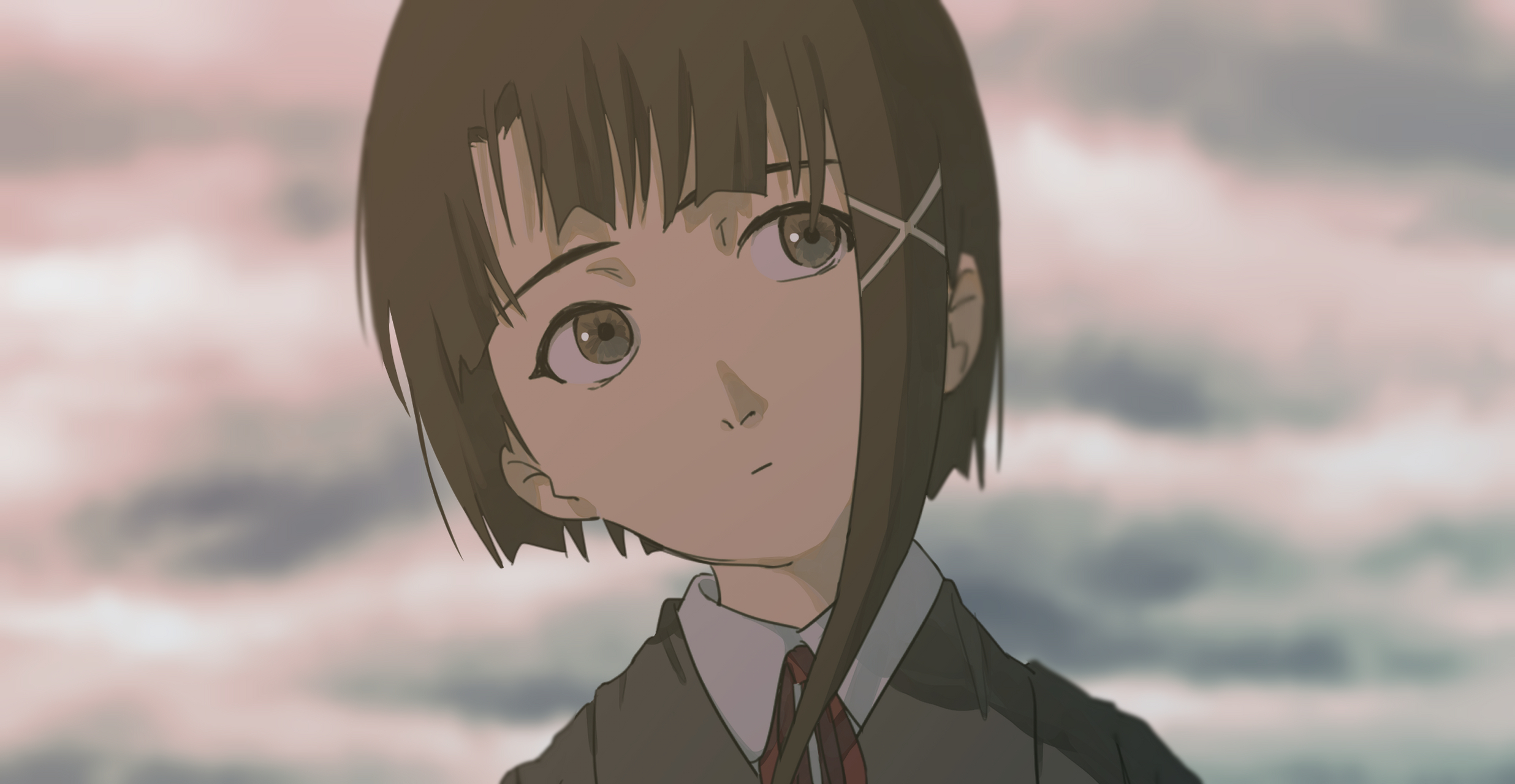 铃音  画师:哲也 #lain# #同人# #动漫
