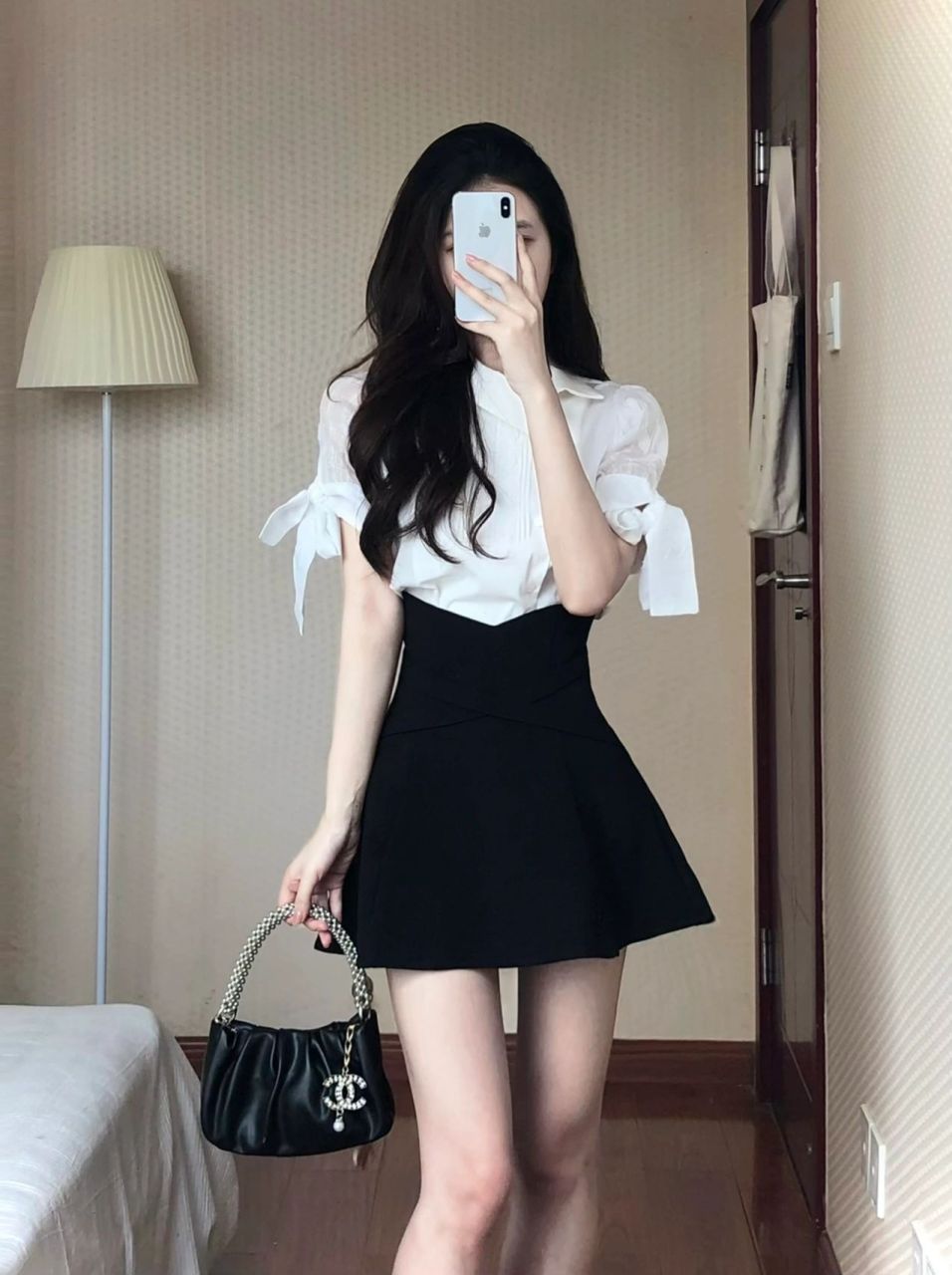 金秘书穿搭(约会版) 黑白配色yyds #夏日约会穿搭# #金秘书穿搭