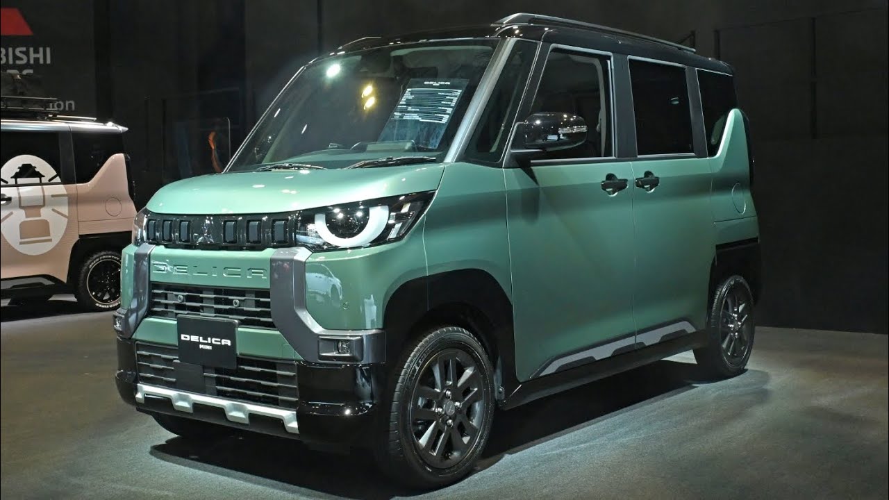 三菱带来了全新k-car——delica mini,此外,新车以随即展开预售,动力