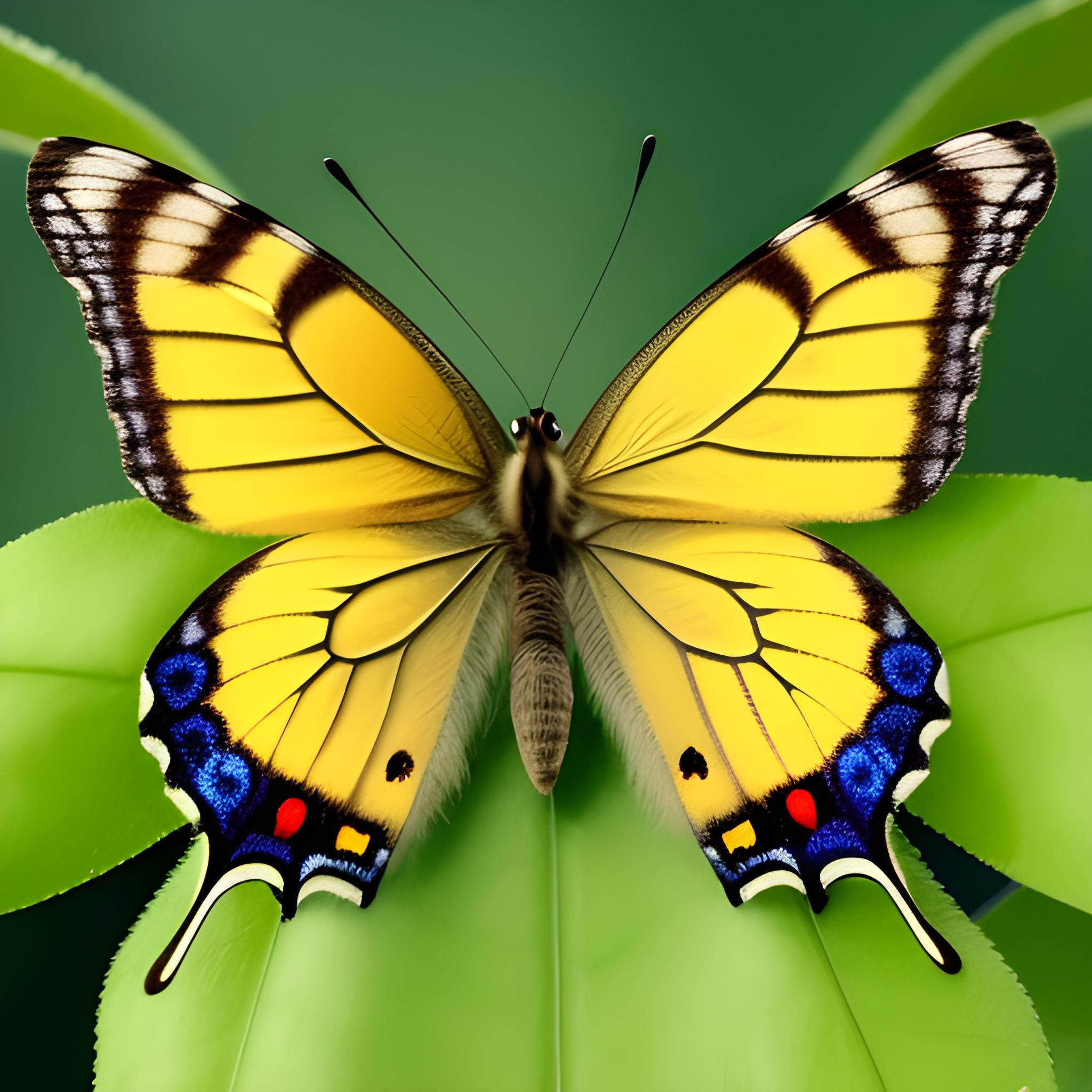 一组漂亮的蝴蝶图