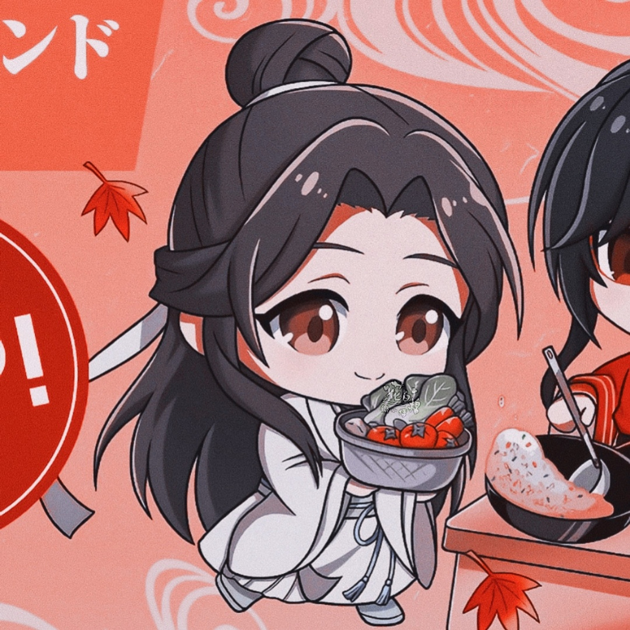 花怜q版情头~可可爱爱没有脑袋 [兔子]#corrupt乄雨霖铃