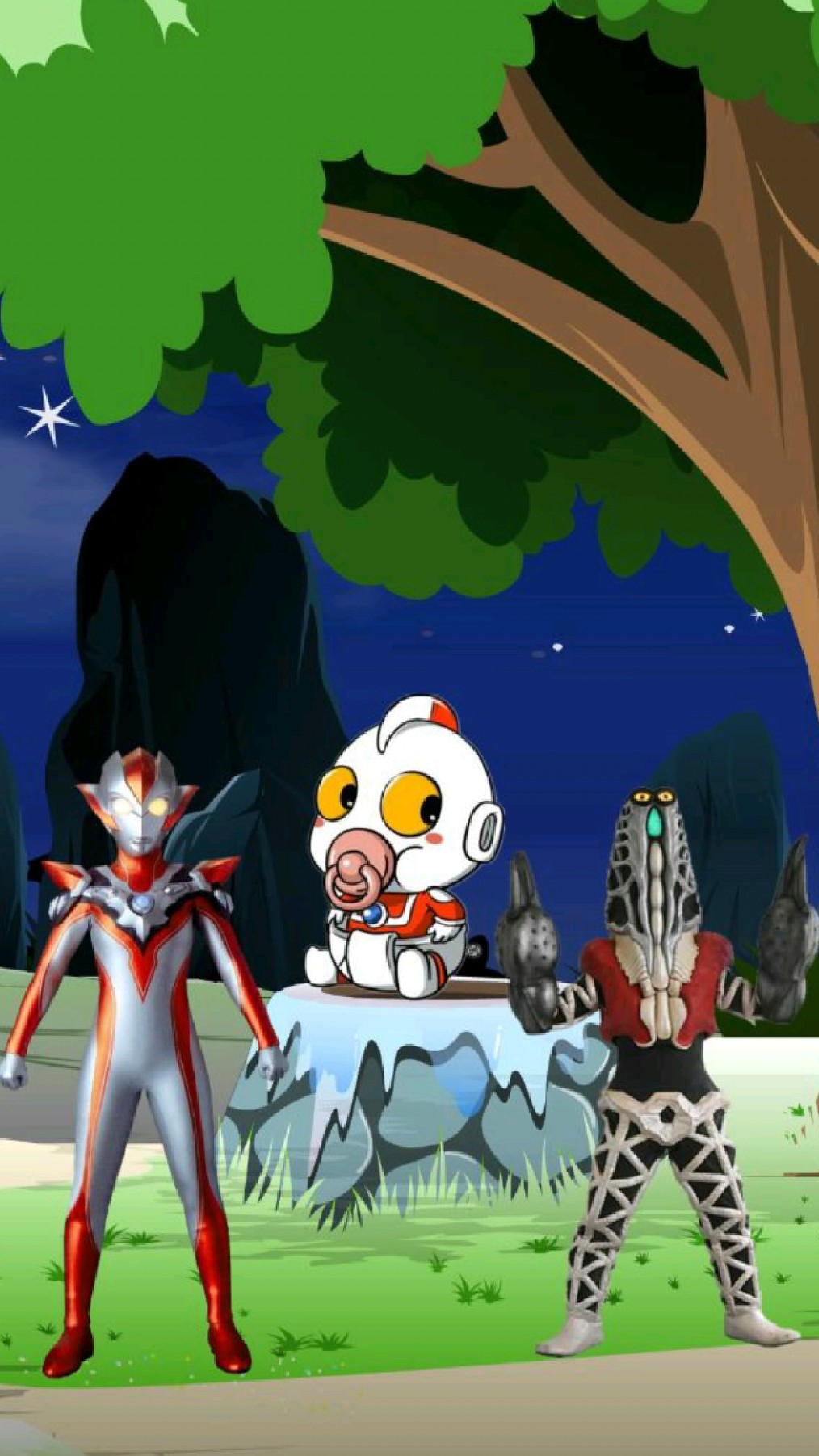 奥特曼打怪兽啦