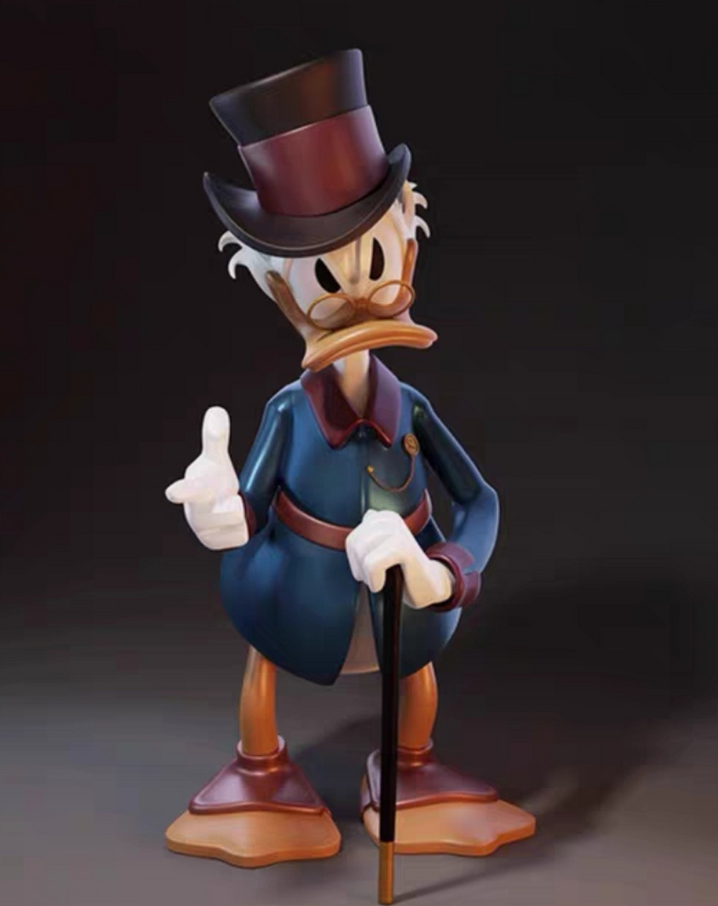 复古机械唐老鸭  开心鸭史高治迪士尼潮玩正版授权大娃摆件!