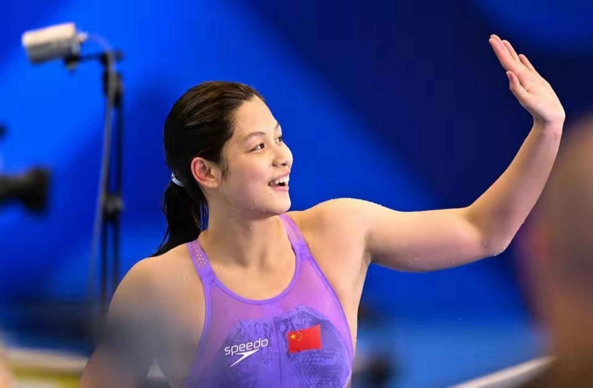 2023世界泳联锦标赛游泳女子200米个人混合泳决赛结束,中国选手