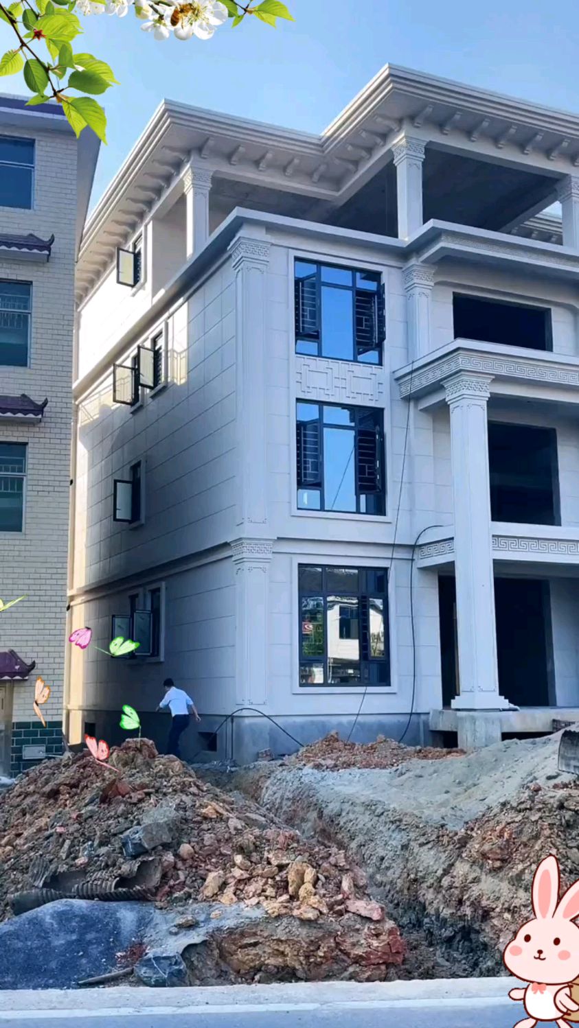 简单新颖,美观大气的别墅入户门楼-度小视