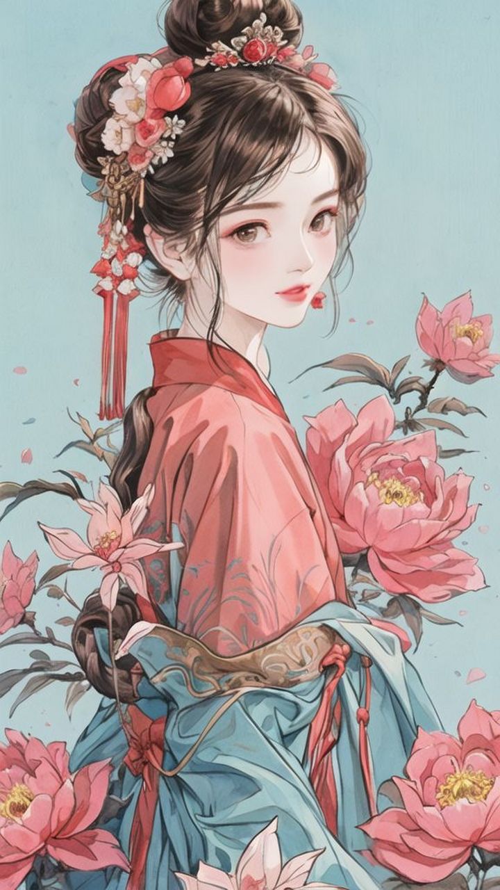 古风女头像:斜影梳妆,抚媚潇湘,不动声色,踏碎这一场盛世繁花.#头像