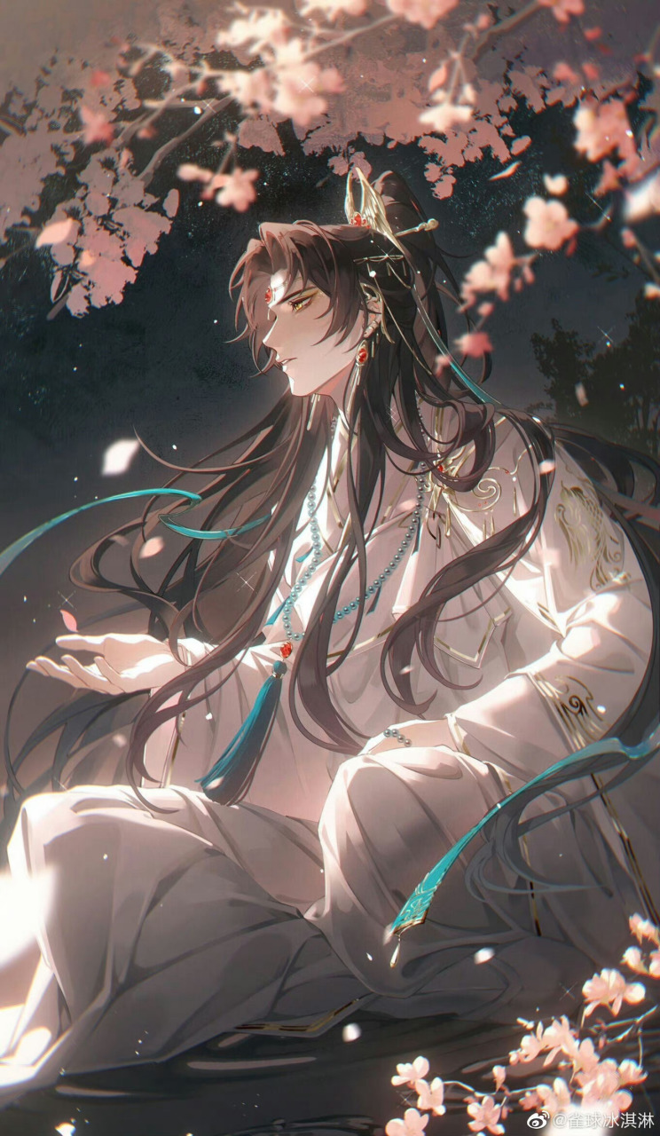 《提灯映桃花》[心]好美的凤凰  画师☞见水印 #corrupt乄雨霖铃#