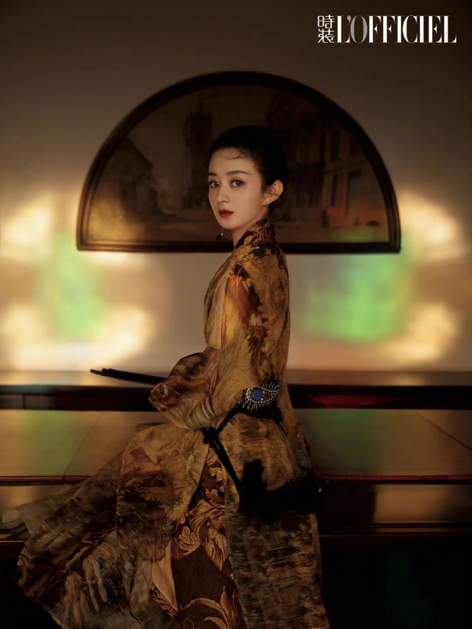 时尚# #明星穿搭# 颖宝的中国风时尚大片,恬静大气优雅