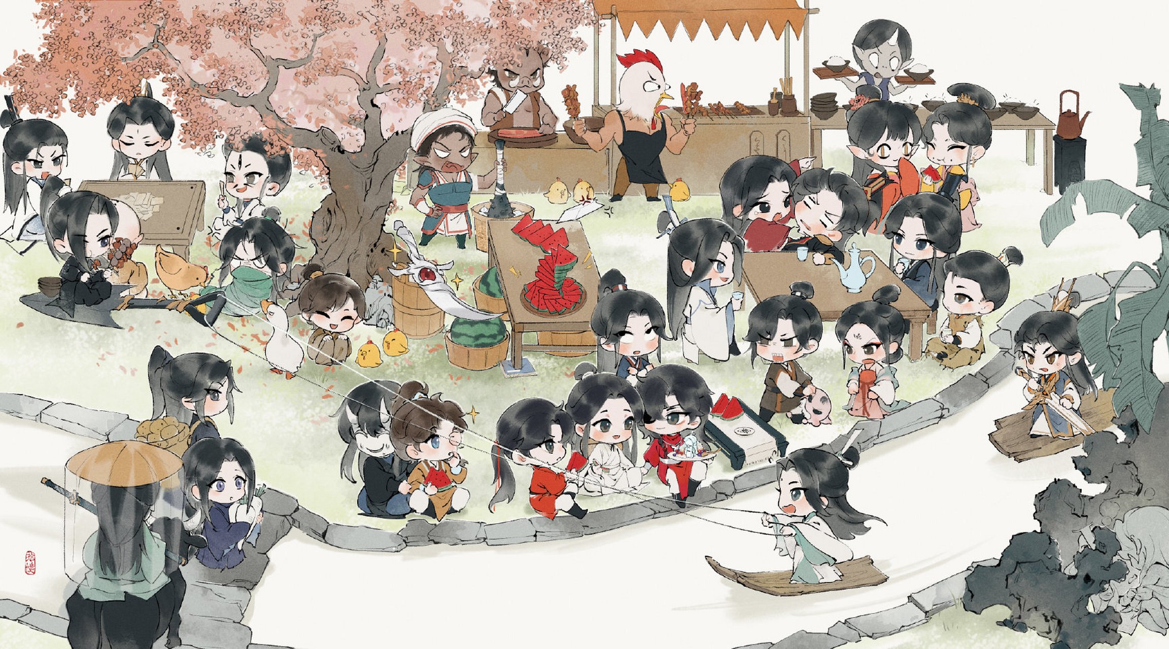 天官赐福#   画师:拾忆eleven
