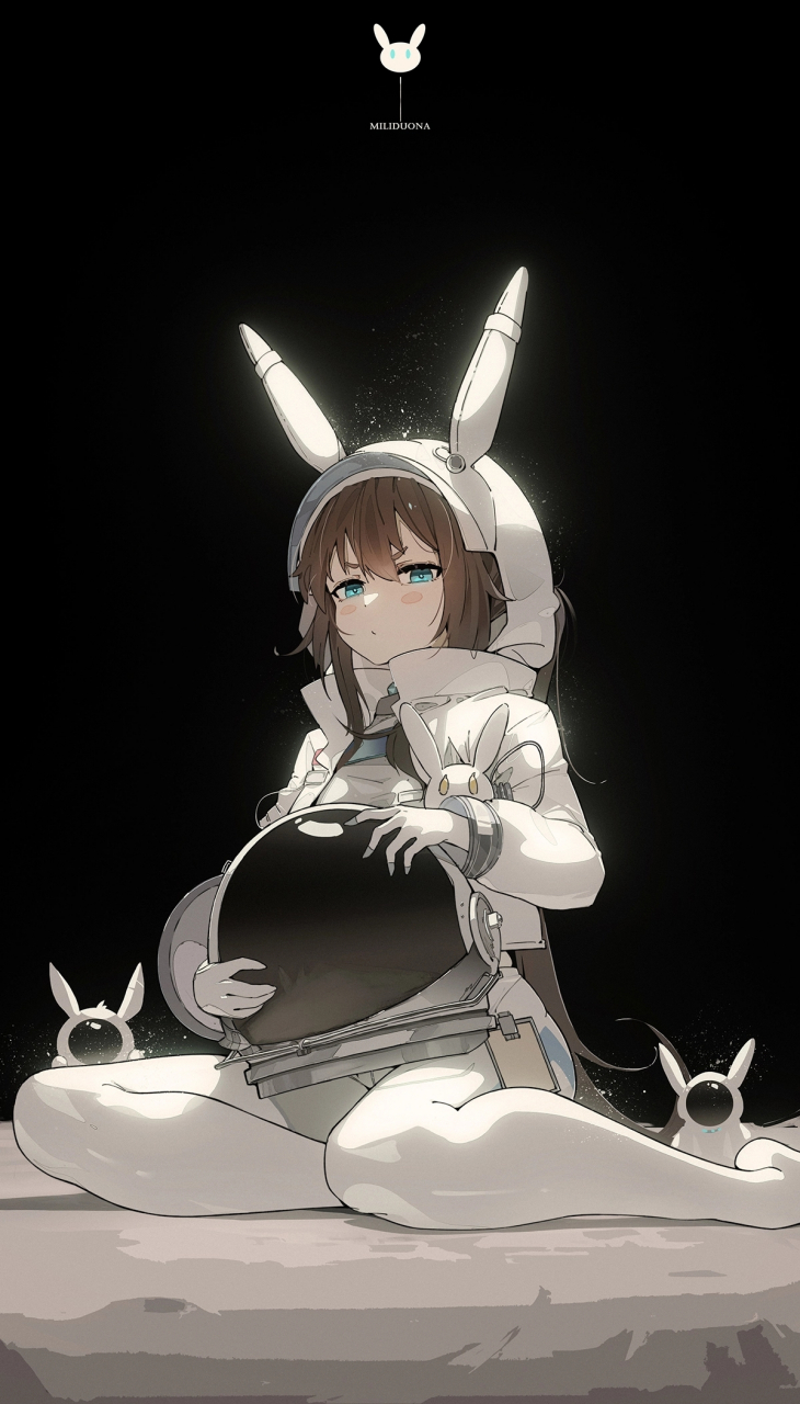 明日方舟# 兔兔怎么有西瓜肚了[呆]