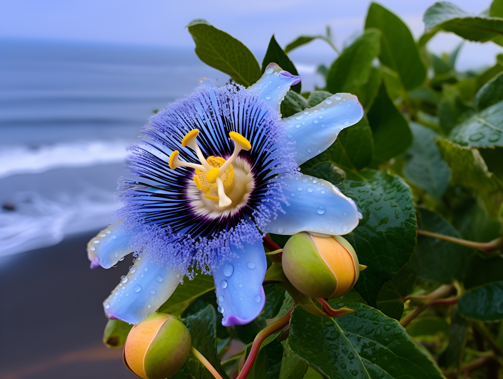 百香果雄花雌花图片图片