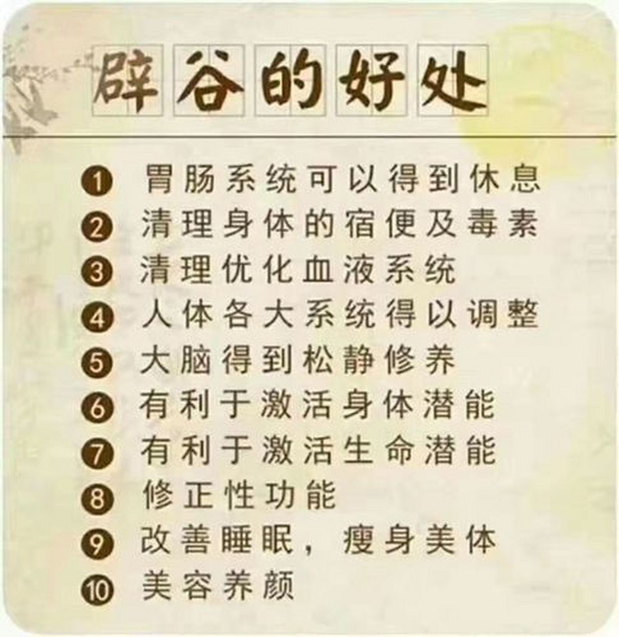 真佩服网上那些辟谷的人,动不动就辟谷14天,21天的,辟谷结束后,看起来