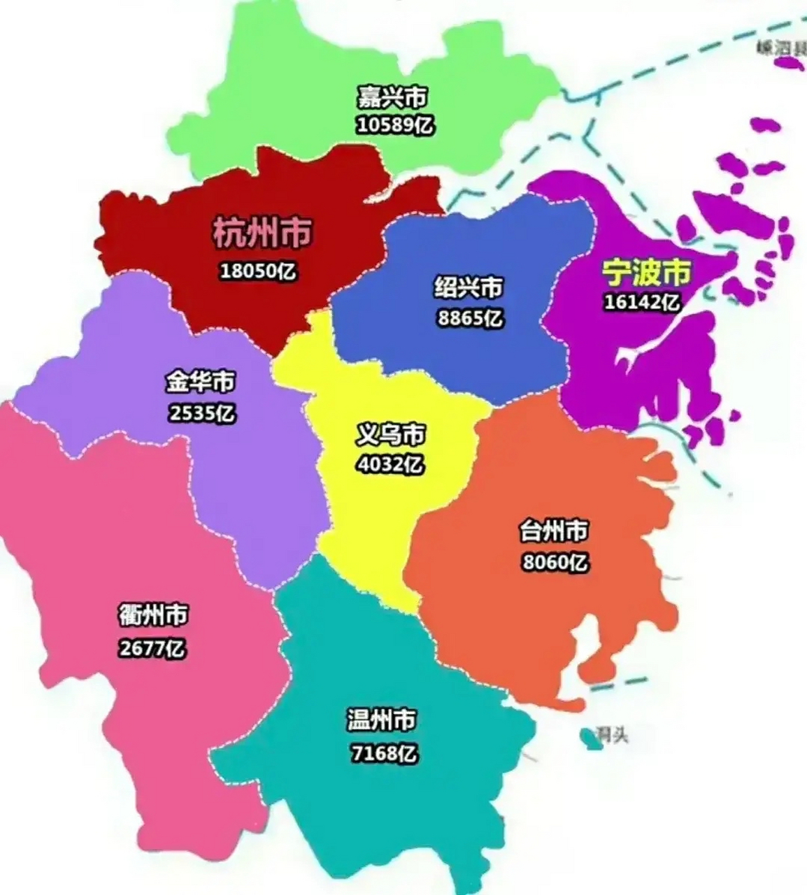 這應該是浙江最合理的行政區劃,全省地級市由11個精簡至9個,其中湖州