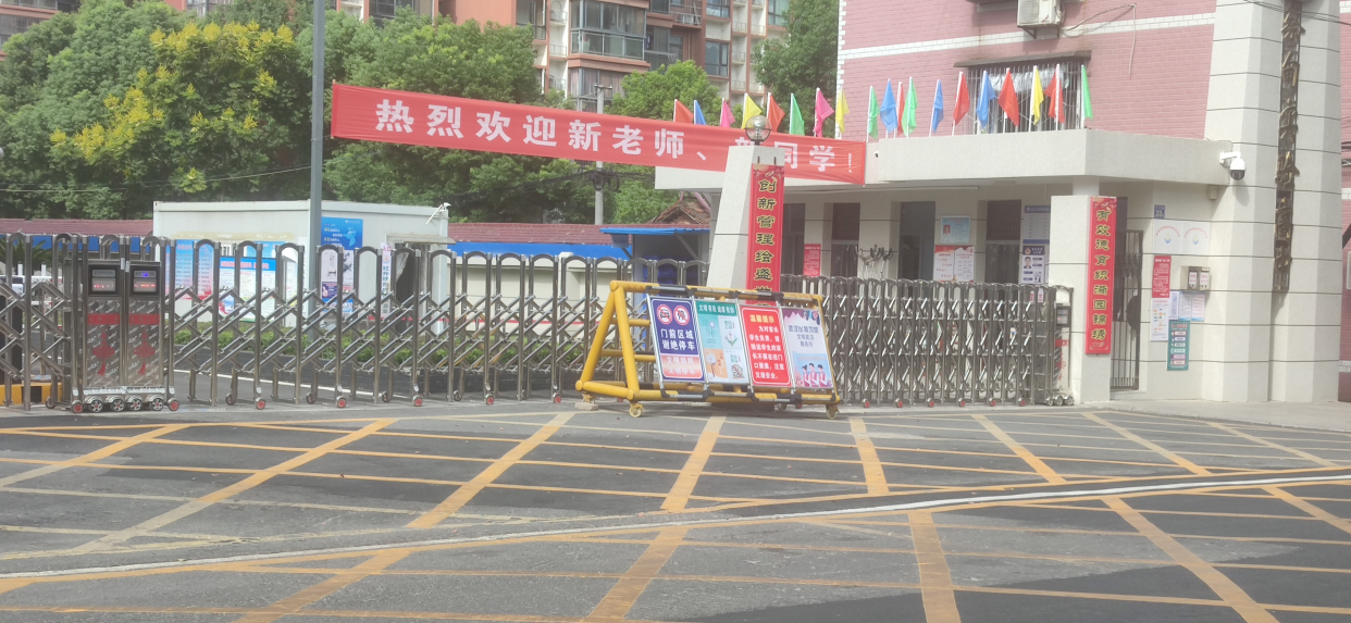 蔡甸五中的同学们