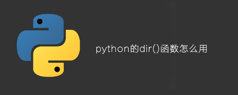 如何使用python的dir()函数