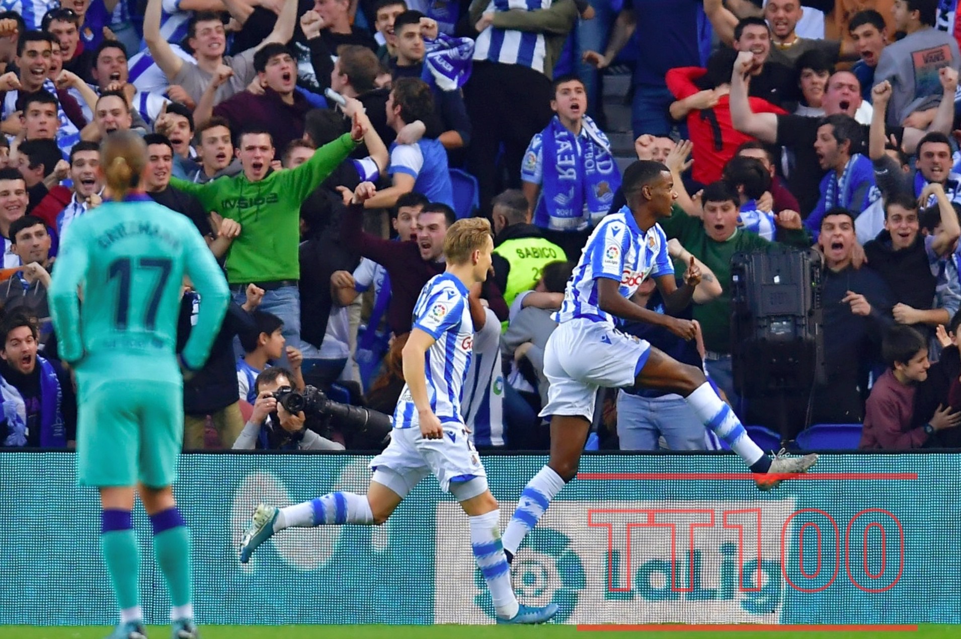 巴萨|关注皇家社会前锋伊萨克,球员解约金高达7000万欧