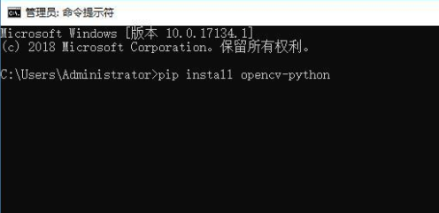 如何安装python opencv