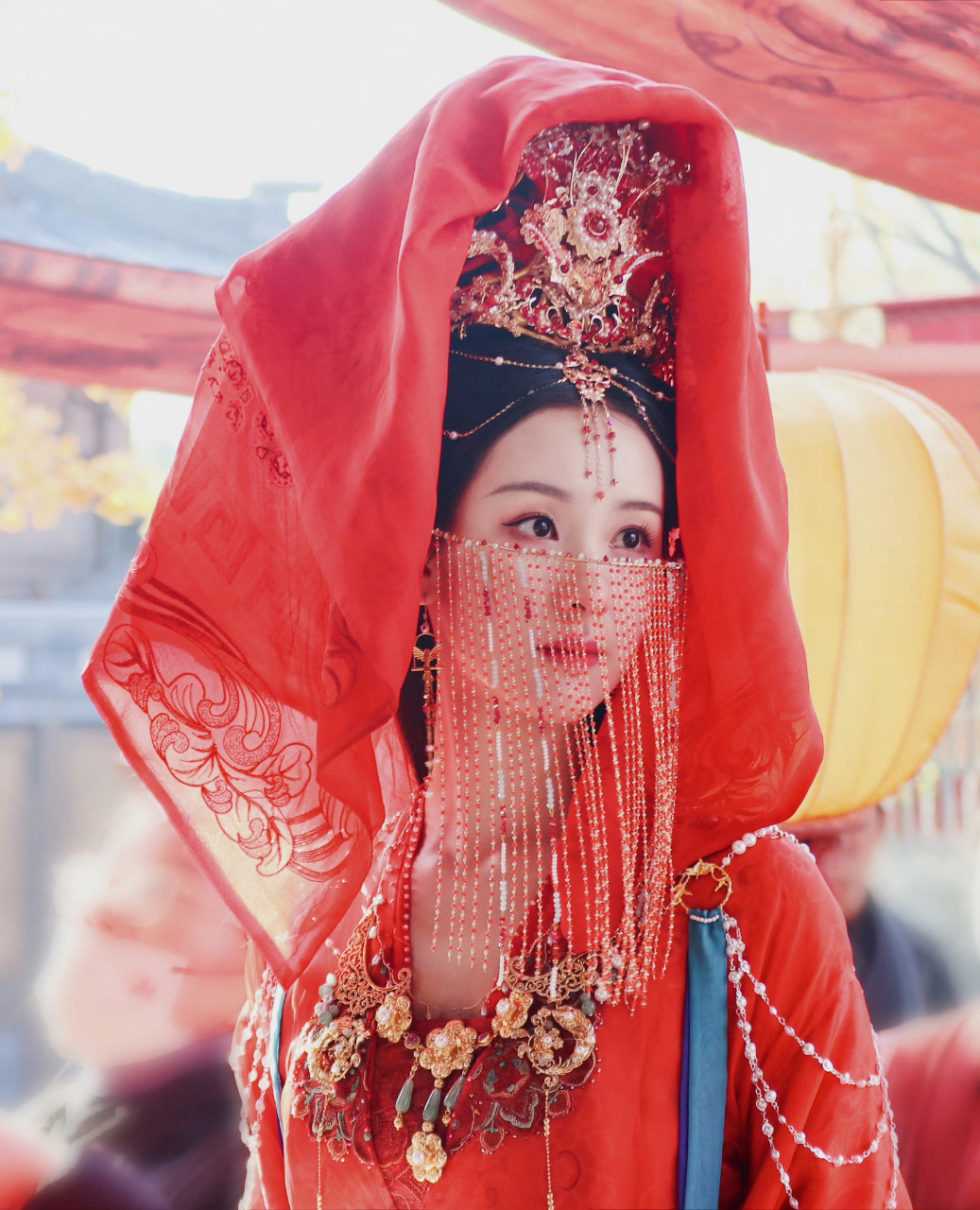 陈都灵长月烬明,穿红色嫁衣的叶冰裳,好纯好美!#陈都灵