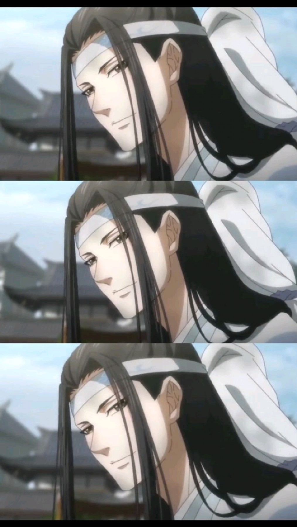 蓝湛的笑容好治愈,完结篇里都在笑