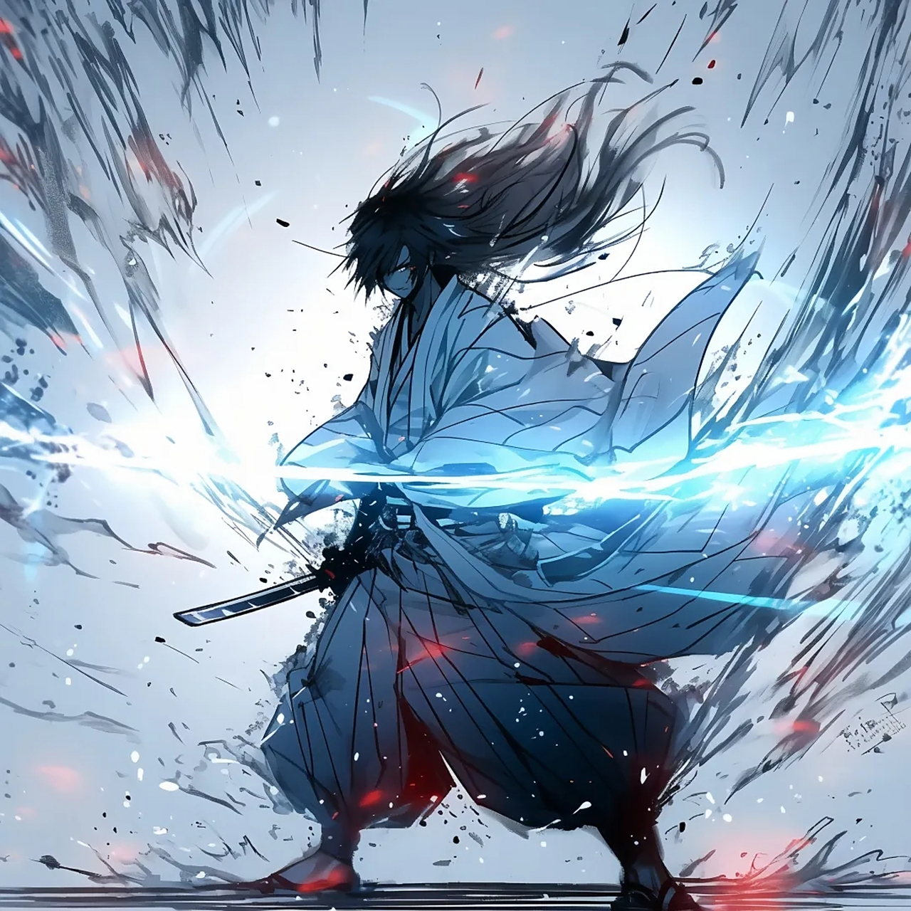 少时壮且厉,抚剑独行游#ai绘画