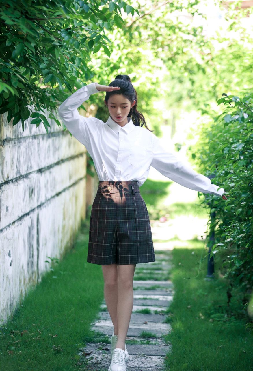 黄杨钿甜清新写真