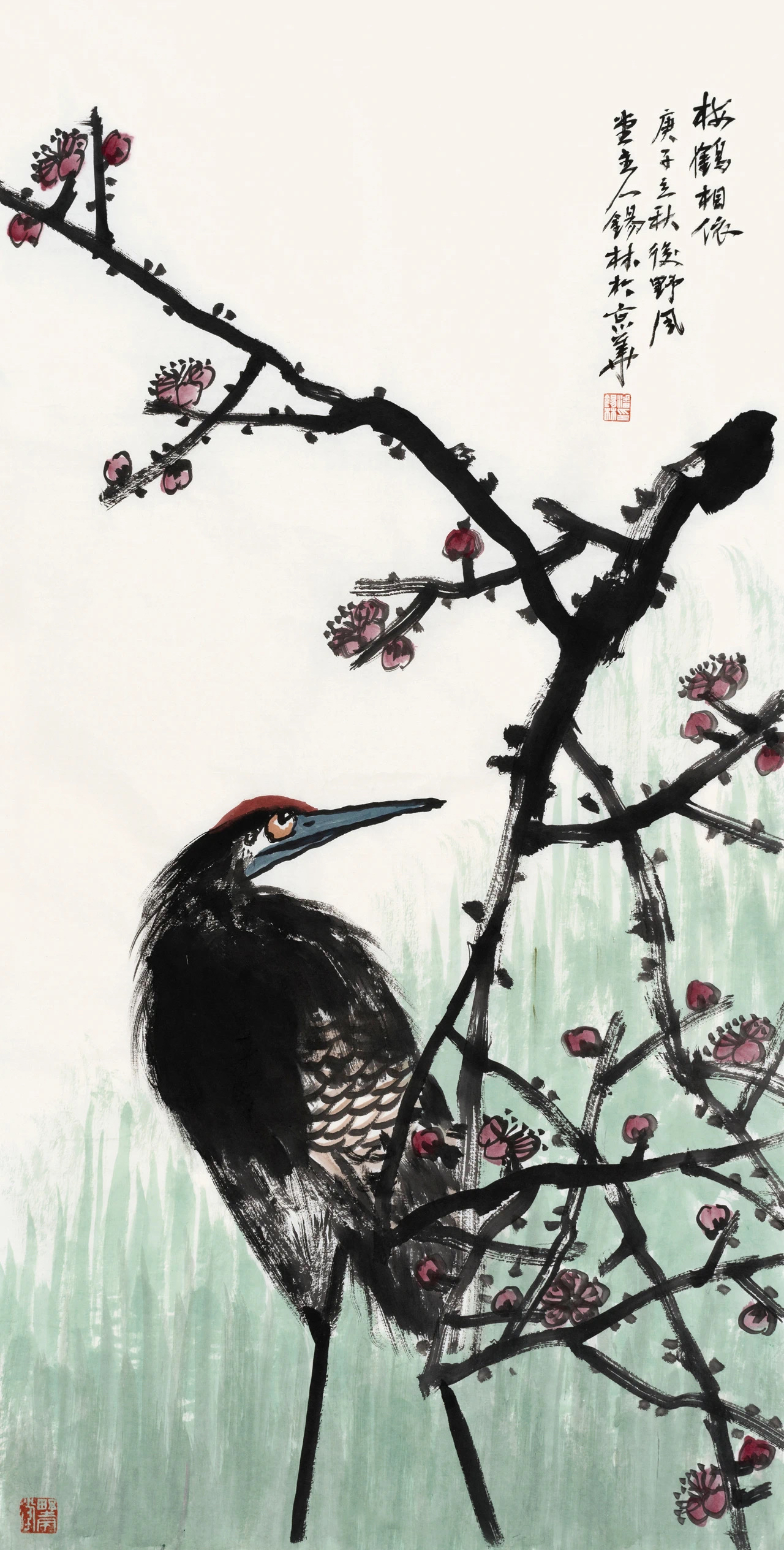 著名画家潘锡林花鸟画作品集赏析