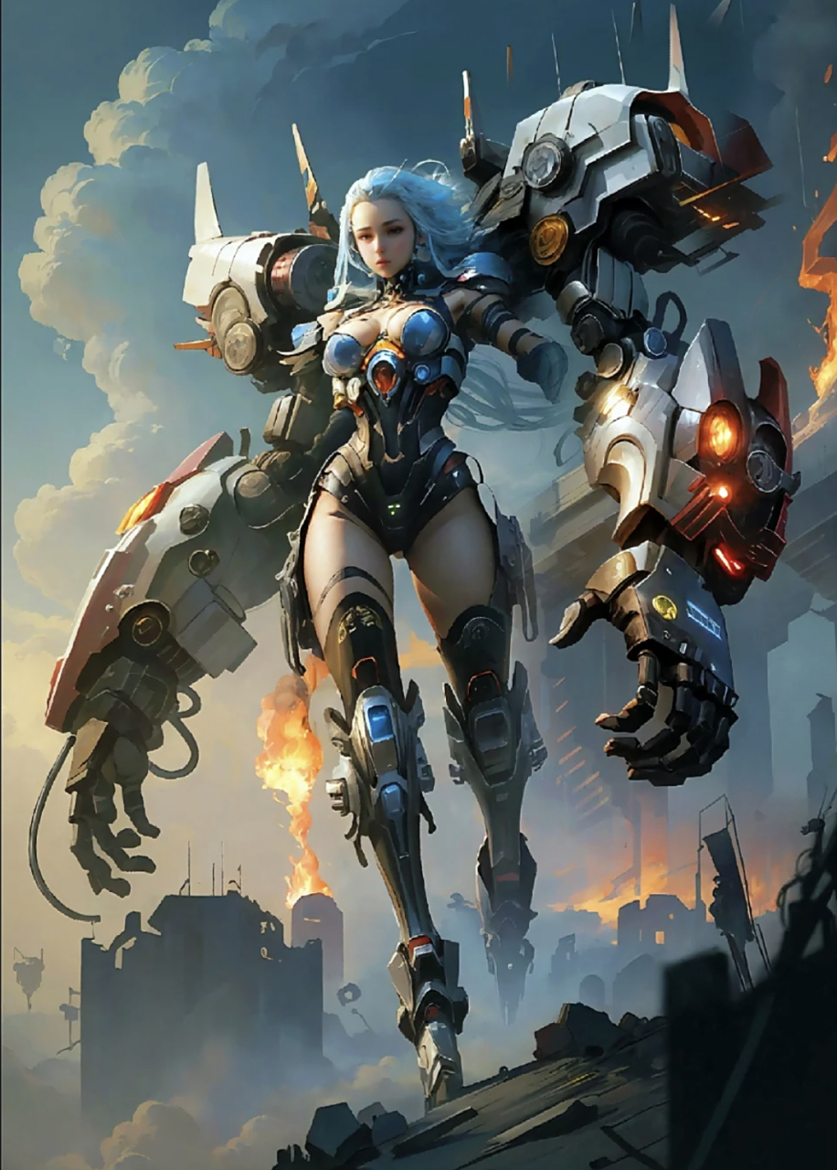 巨臂女机甲[期待]#动漫