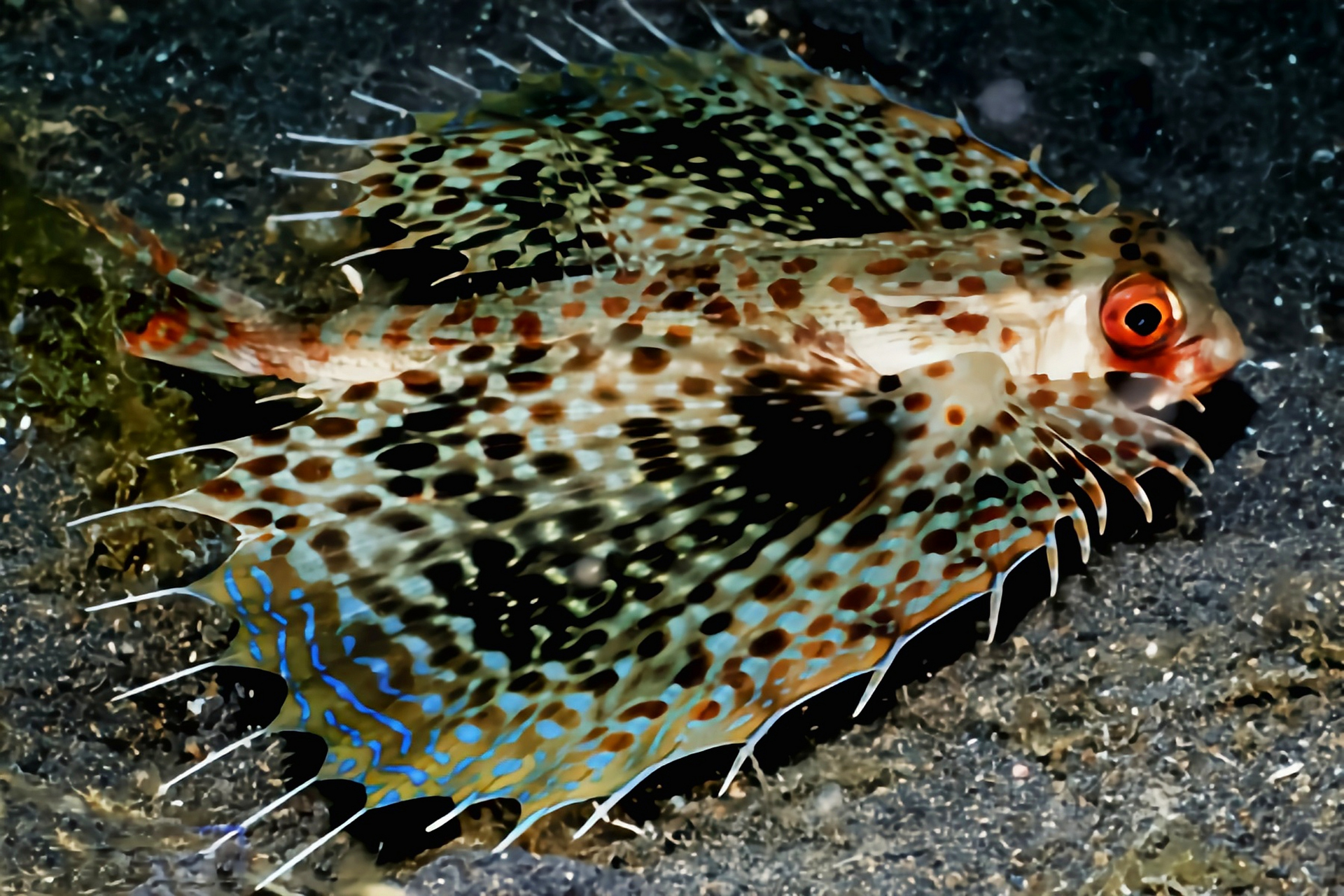 秋日生活创作季# 每天认识一种动物——东方豹鲂鮄 东方豹鲂鮄原灿谮