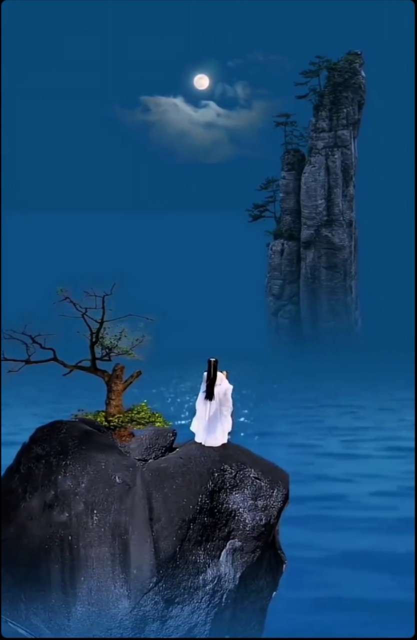 夜深了,月光如水洒满窗棂,宁静的夜晚,让人感到舒适.