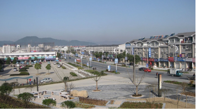 浙江湖州安吉县一个大镇:孝丰镇,拥有云鸿塔等景点