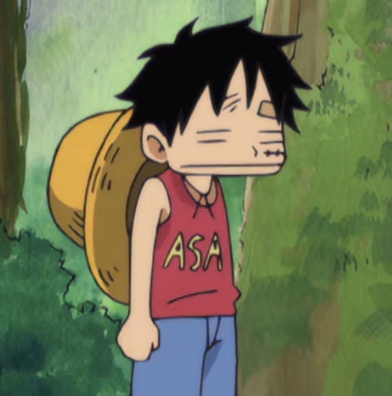 受伤的小路飞,感觉好可爱