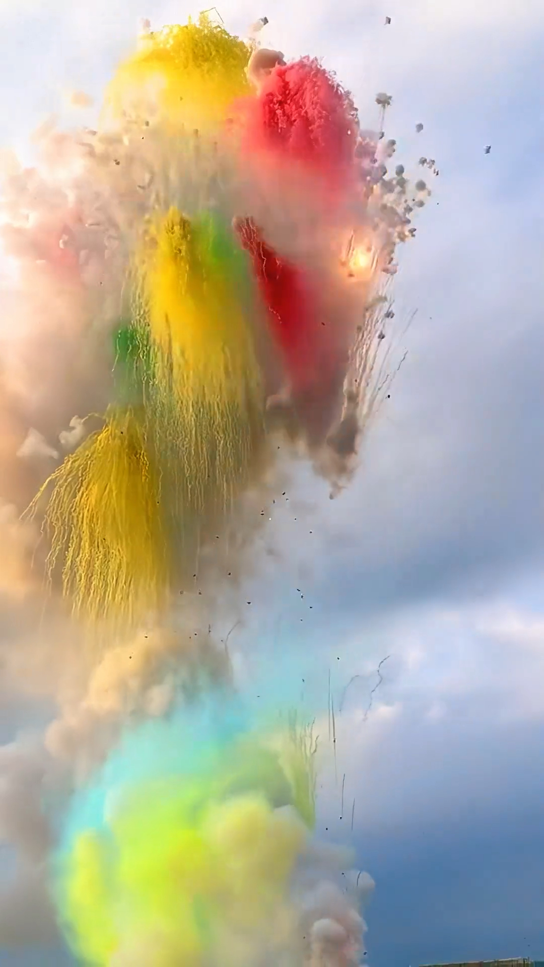 这么美的彩色烟花,当然是要艾特你最最最重要的人来看啦.