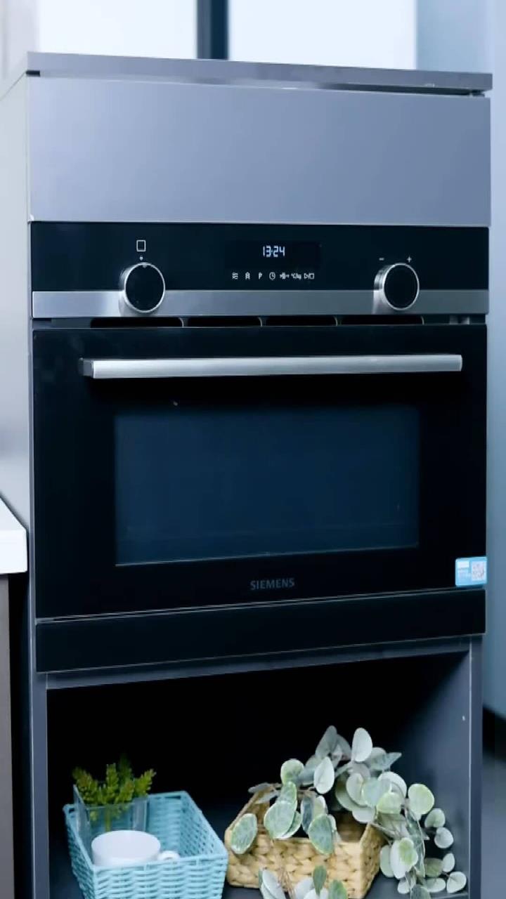西门子(siemens)嵌入式微蒸烤炸4合1一体机 微波炉蒸箱烤箱