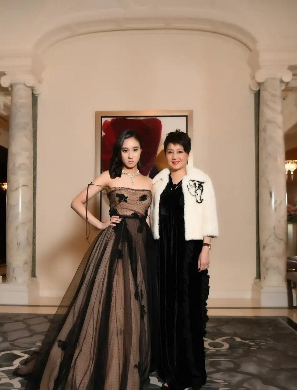 赌王三太陈婉珍的小女儿何超莲被称过是赌王最美千金,而四房梁安琪最