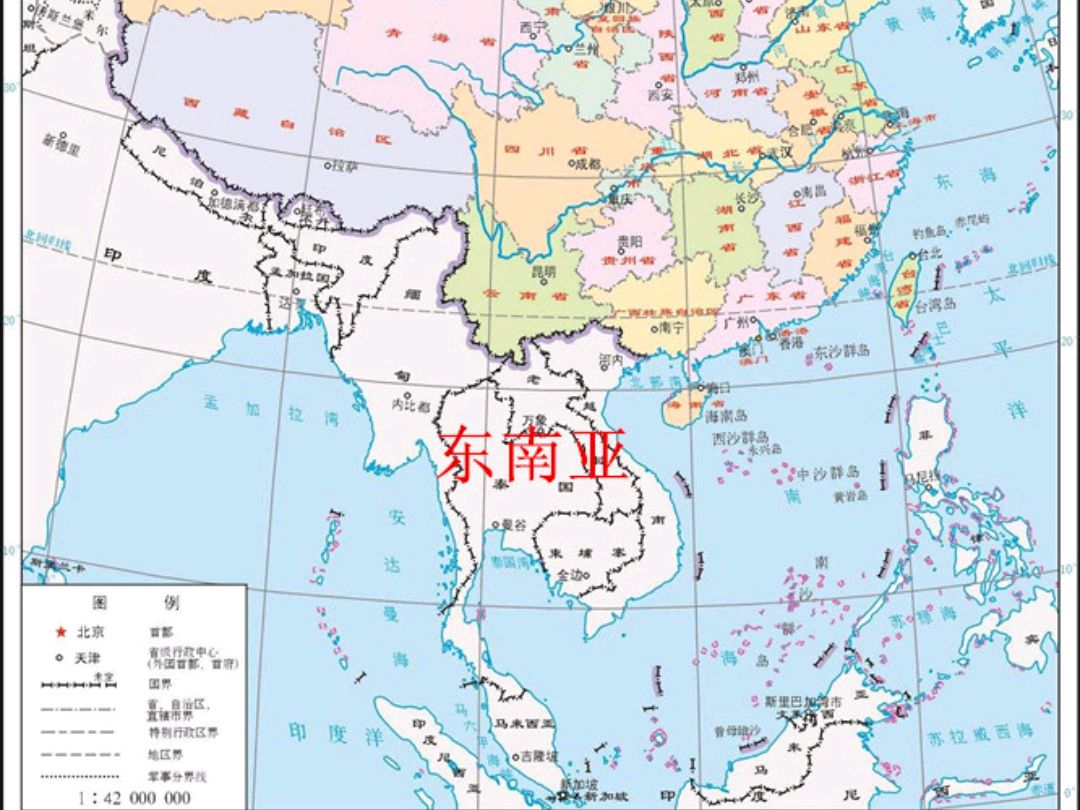 中南半岛地理位置特征图片