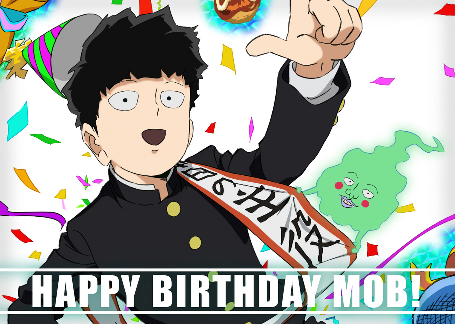 灵能百分百# 5月12日是影山茂夫的生日～官方生日贺图公开!